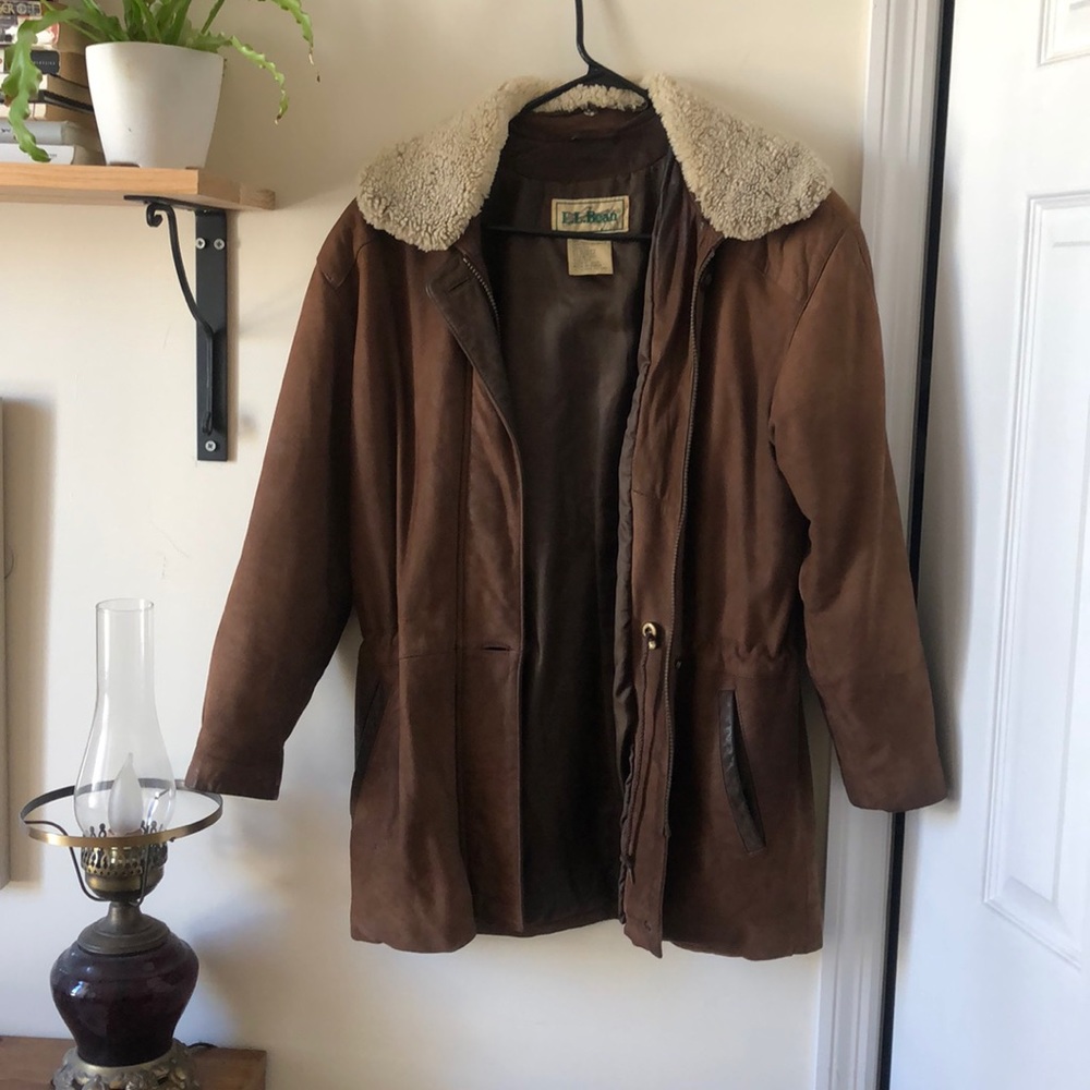 LL Bean Suede Vintage Jacket